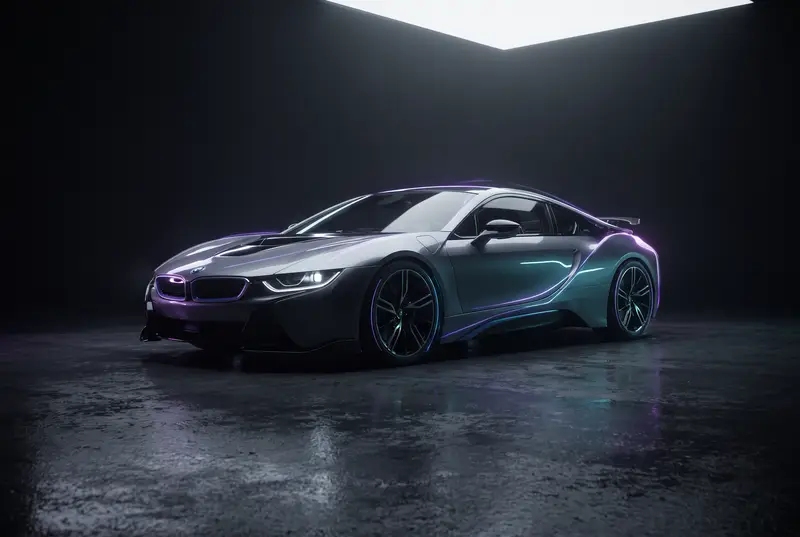 Render automotive fotorrealista