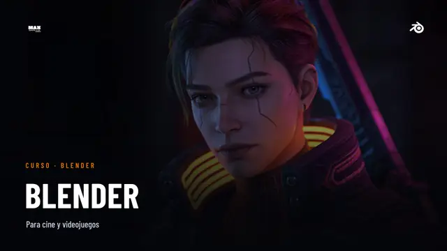 Portada de Curso De Blender para Cine y Videojuegos