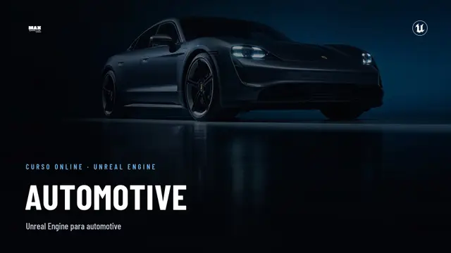 Portada de Curso Online Unreal Engine Automotive en Español