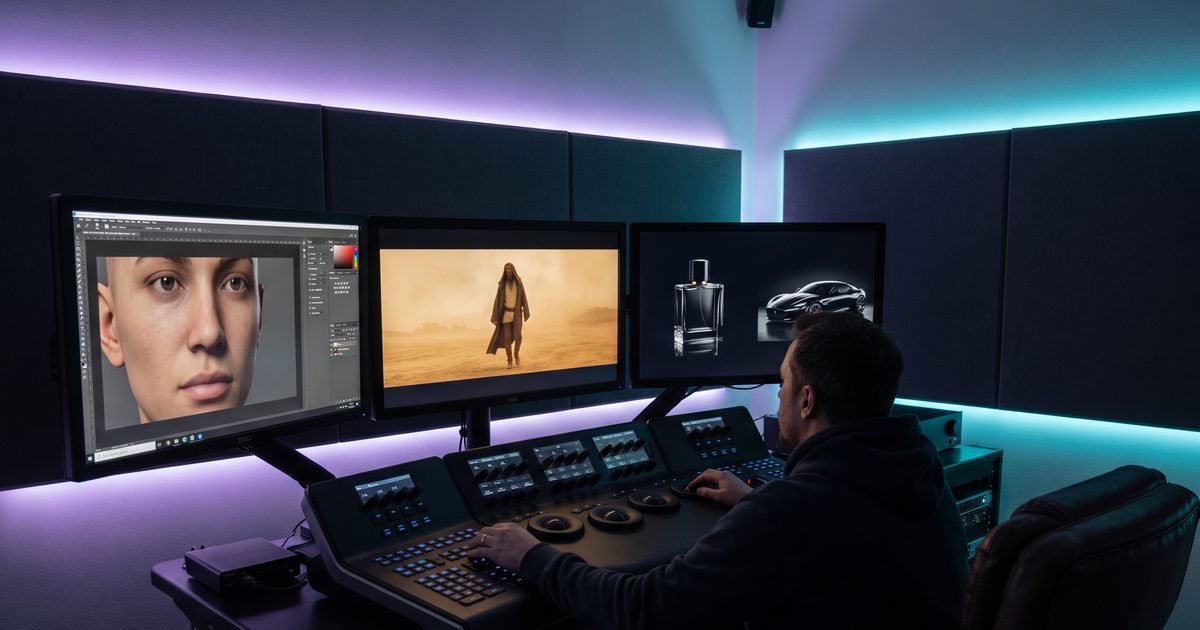 IA generativa para cine y CGI — flujo de producción con ComfyUI y modelos de difusión
