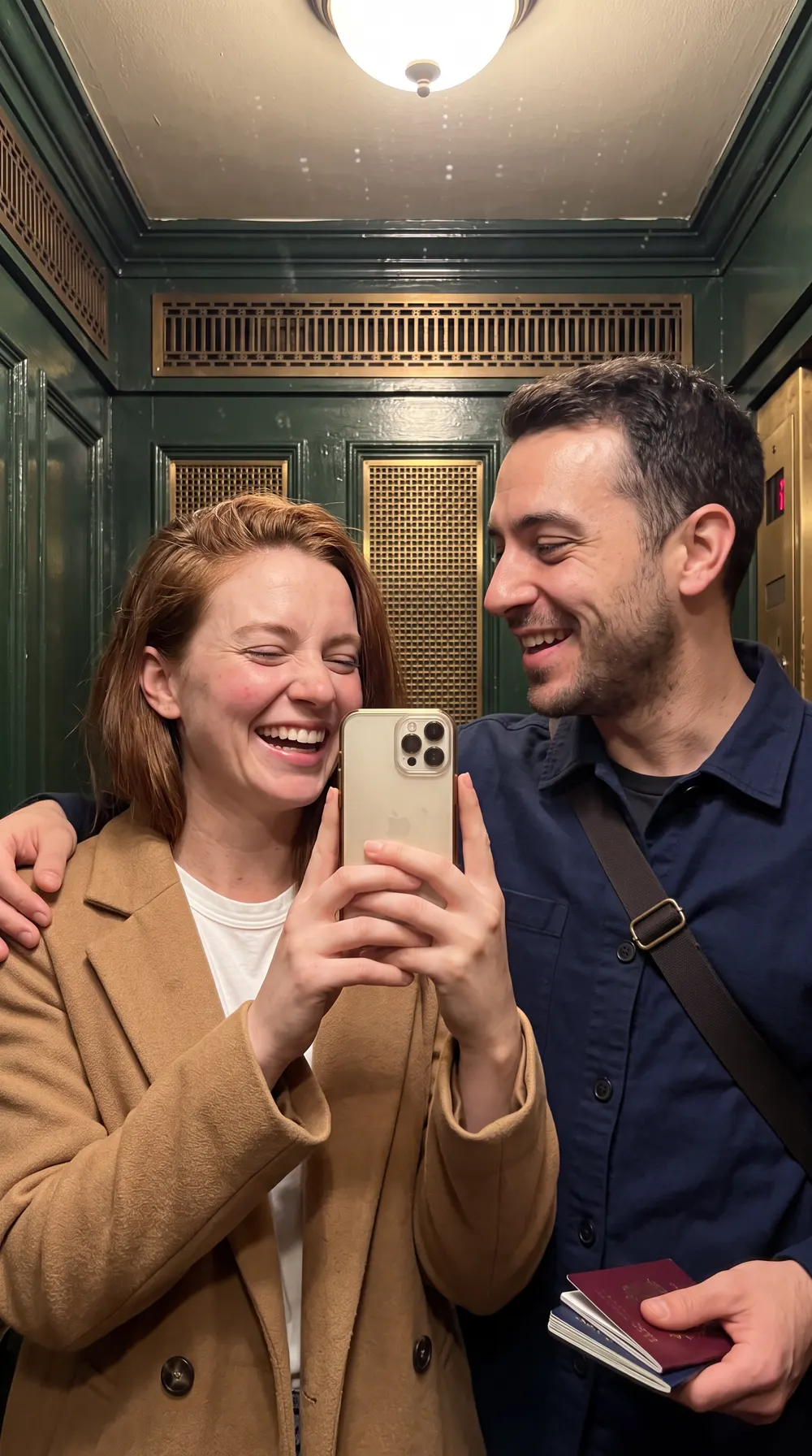 Selfie con celular: foto de entrada