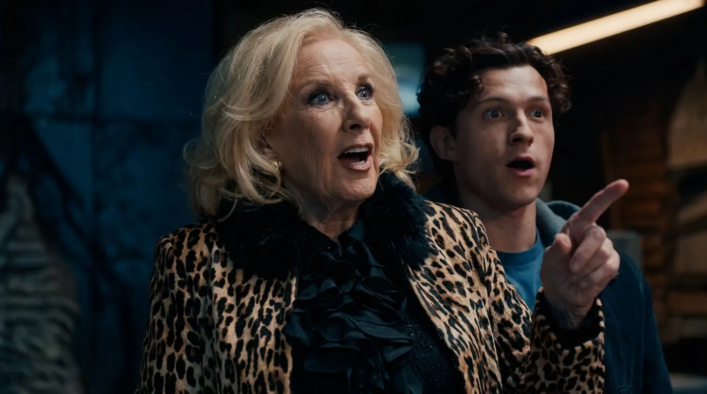 Dos personajes en escena